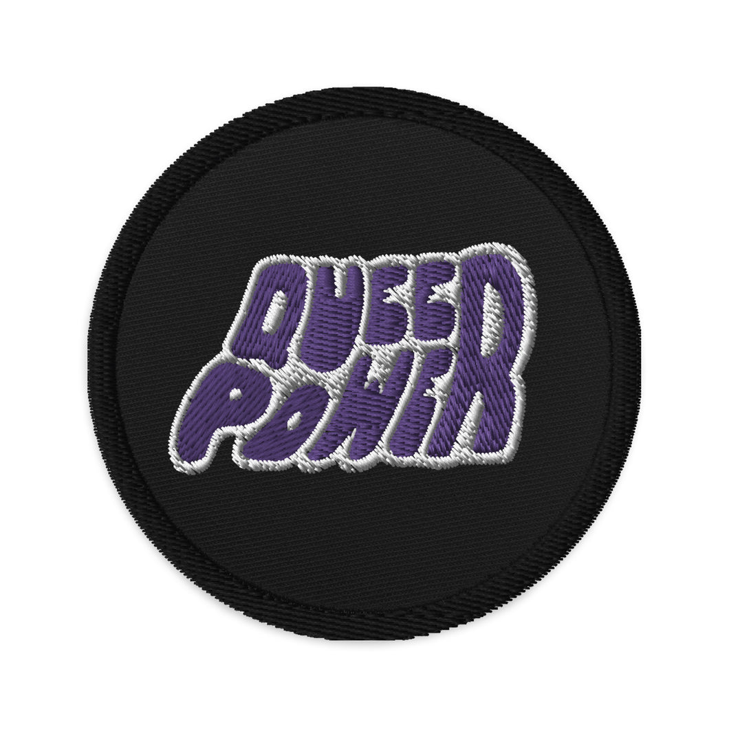 Queer Power Embroidered patch